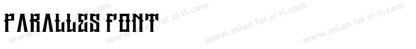 Paralles Font字体转换